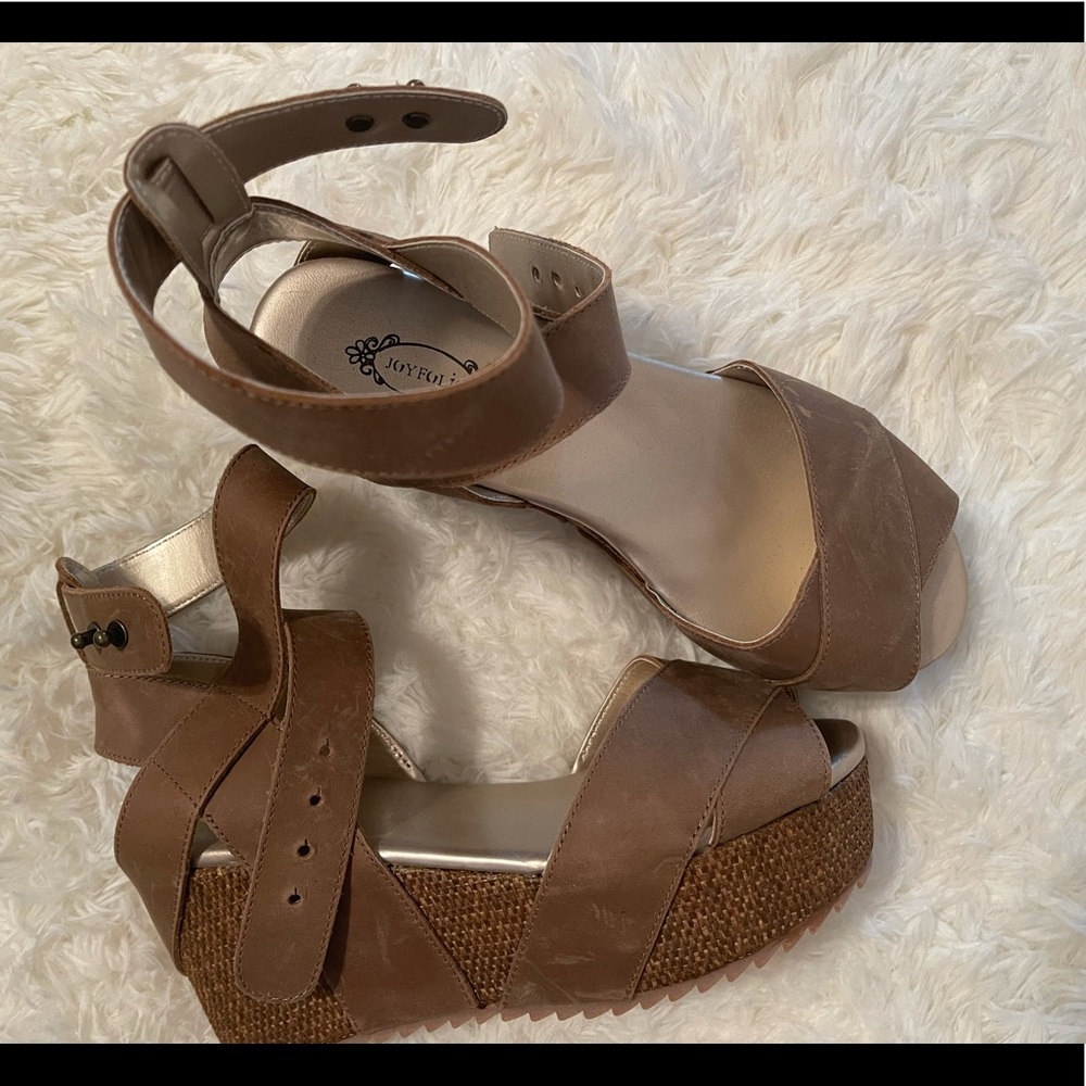 JoyFolie Expresso Odette Sandal NWOB